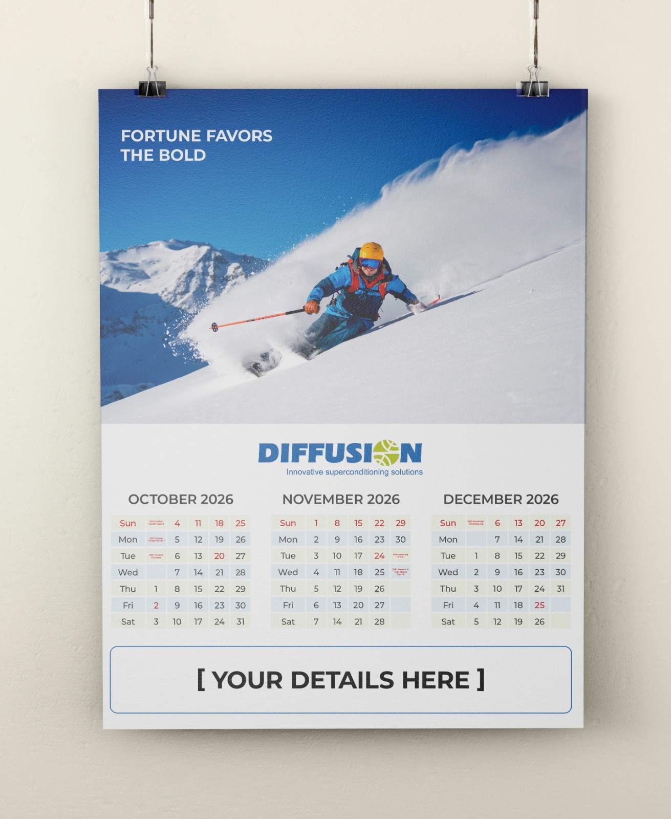 Motivational Adventure Themed- Wall Calender - Image 2